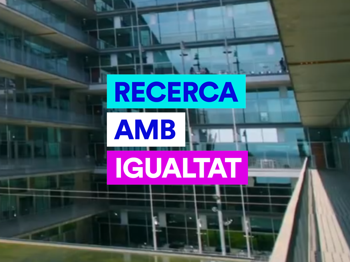 Cartell recerca amb igualtat